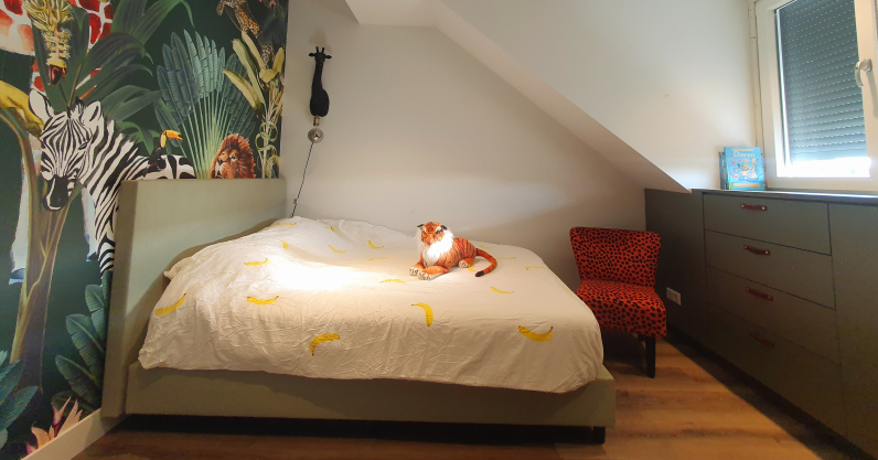 Kinderkamer afwerking dakkapel